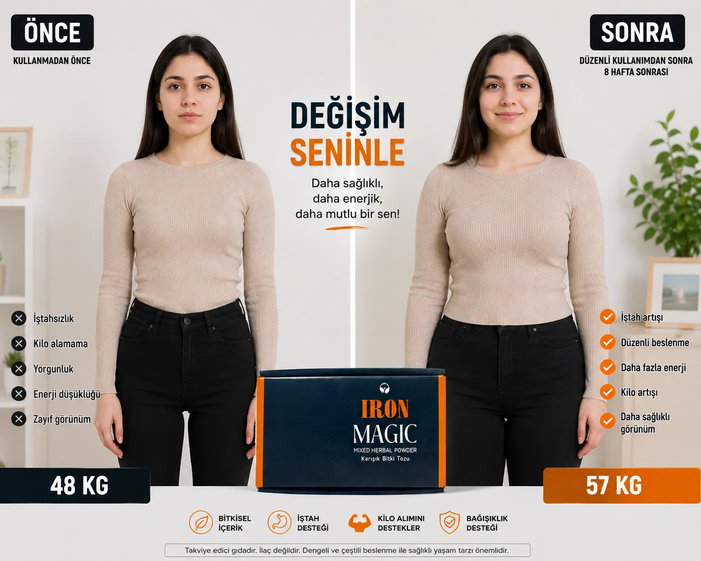 Virexa İştah Arttırıcı Bitkisel Toz